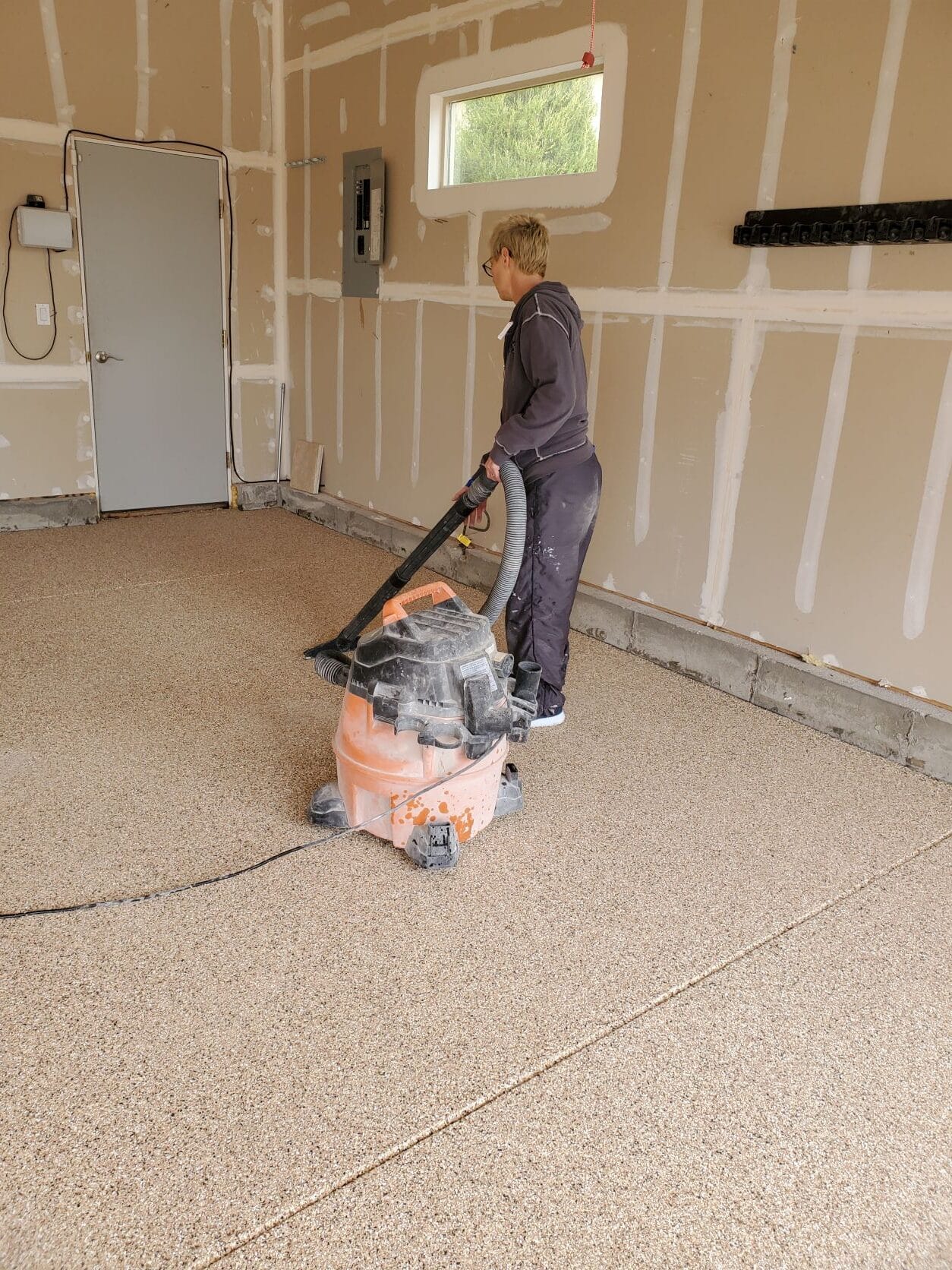 Final vacuum before coating