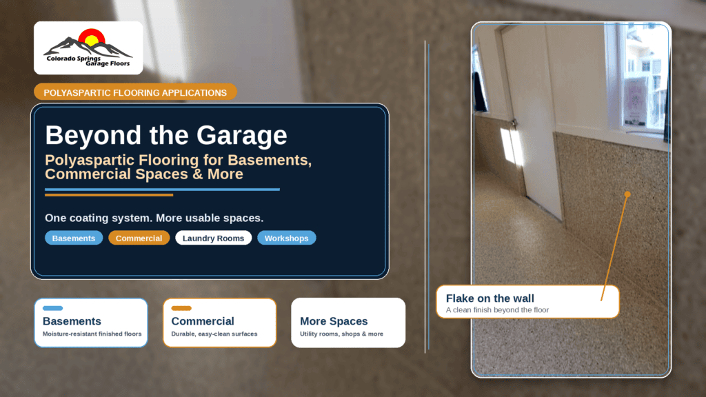 beyond the garage polyaspartic flooring