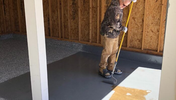 Polyaspartic floor coatings - installation