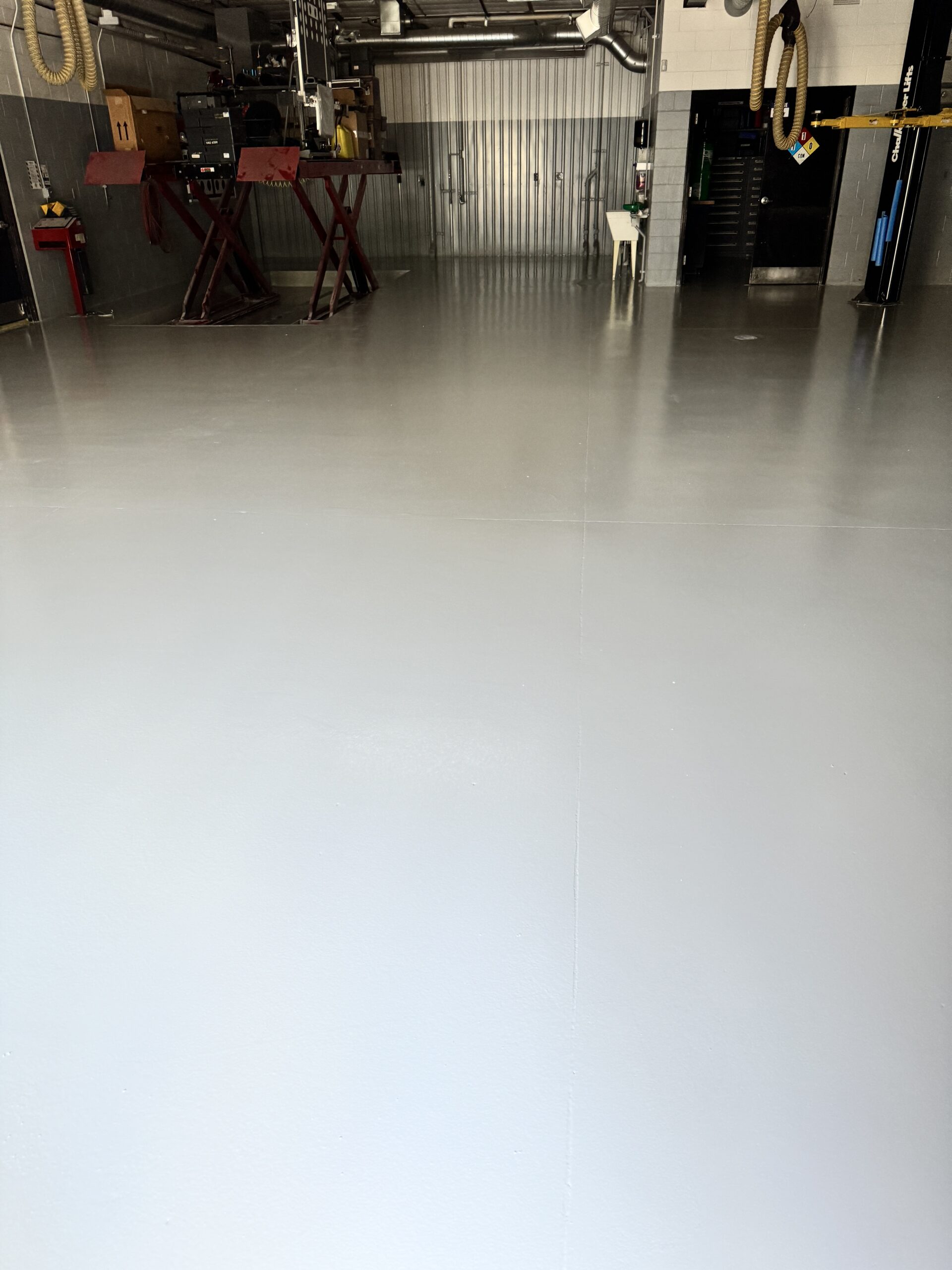 Commercial floor coating auto dealership Colorado Springs