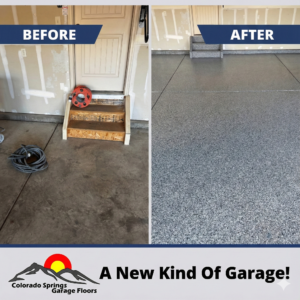 3 Car Garage finished in Tech Silver No Glitter in Colorado Springs