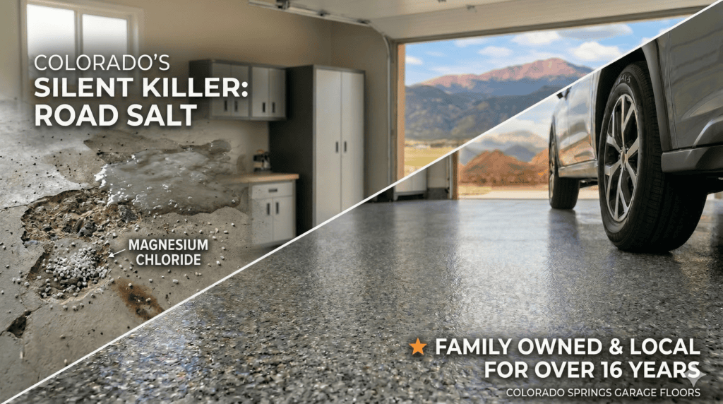 Is Winter Road Salt Ruining Your Garage Floor?