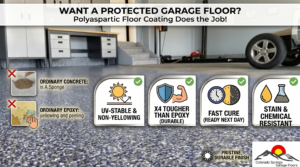 Want A Protected Garage Floor? Polyaspartic Floor Coating Does the Job!