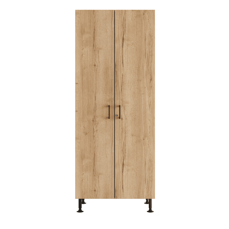 Natural Halifax Oak garage cabinet — Colorado Springs Garage Floors