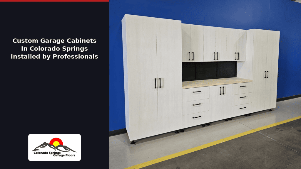 Custom garage cabinets in Colorado Springs, Installed by professionals