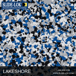 Lakeshore floor coating flake